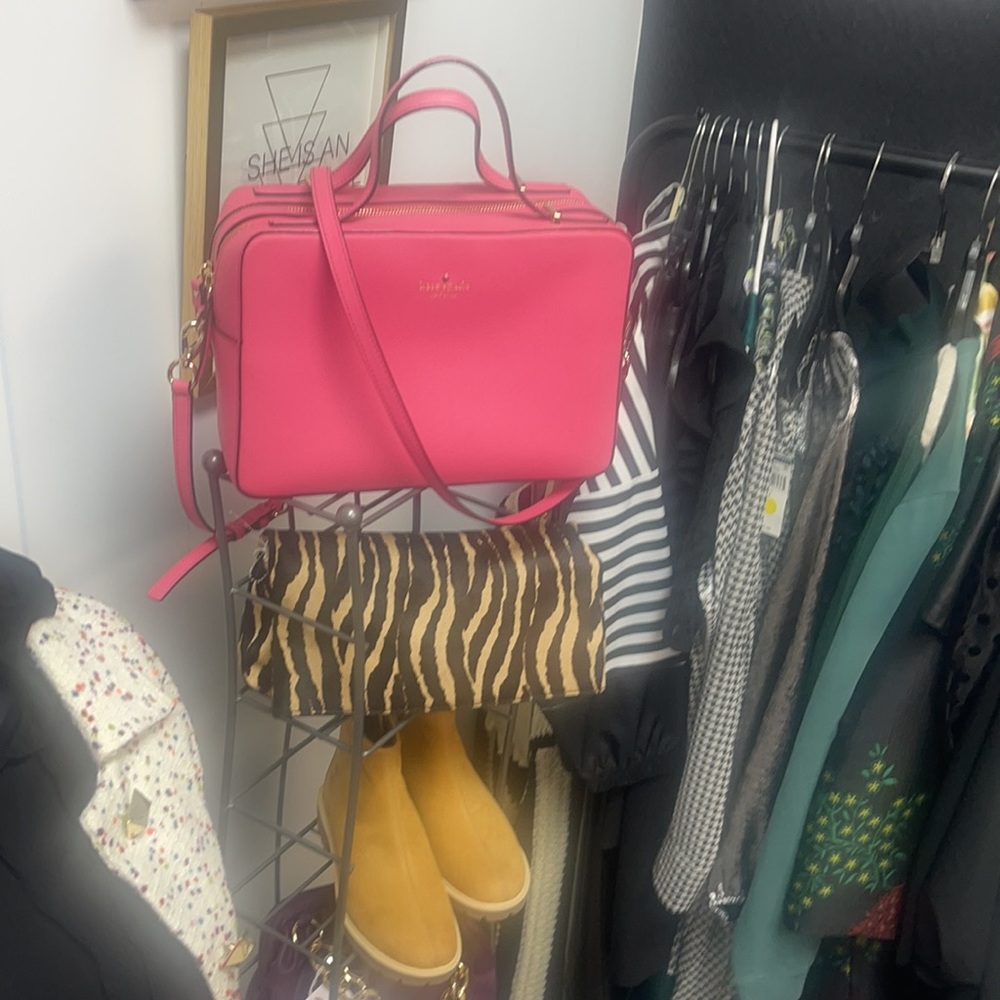 CORAL ORANGE 🍊 KATE SPADE HANDBAG - Picture 3 of 10